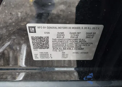 2020 GMC Terrain Fwd Denali from USA, damaged, VIN 3GKALSEX9LL315680